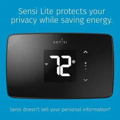 Sensi Lite Smart Programmable Wi-Fi Thermostat, Works with Alexa (ST25)