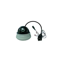 SeqCam SEQ5302 Wired Dome IP Camera, Night Vision, White/Black