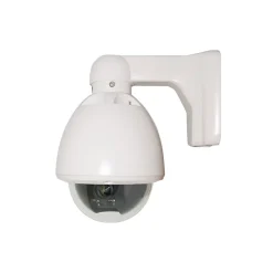 SeqCam SEQ7601 Wired Dome Security Camera, Vandal-/Weatherproof, White