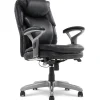 Serta AIR Bonded Leather Executive Chair, Black (CHR200100)