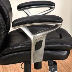 Serta AIR Bonded Leather Executive Chair, Black (CHR200100)