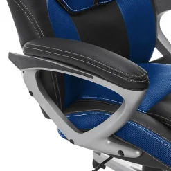 Serta Amplify Ergonomic Faux Leather Swivel Executive Chair, Blue (43673B)