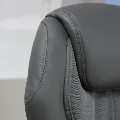 Serta Amplify Ergonomic Faux Leather Swivel Executive Chair, Light Gray (43673C)