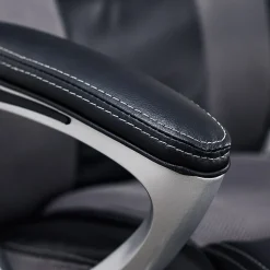 Serta Amplify Ergonomic Faux Leather/Mesh Swivel Executive Chair, Gray (43673A)