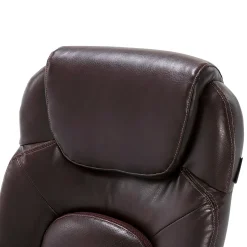 Serta Back in Motion Bonded Leather Executive Office Chair, Frye Chocolate (44187)