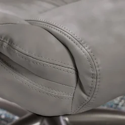 Serta Garret Ergonomic Bonded Leather Swivel Executive Chair, Harvard Gray (CHR200113)