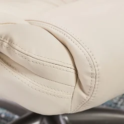 Serta Garret Ergonomic Bonded Leather Swivel Executive Chair, American Beige (CH200112)