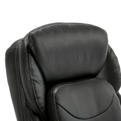 Serta My Fit Ergonomic Bonded Leather Swivel Executive Chair, Black (CHR100013)