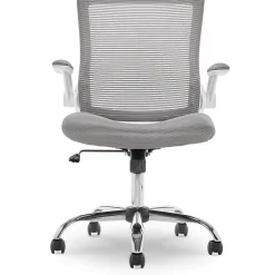 Serta Works Creativity Mesh Back Polyester Computer and Desk Chair, Gray (CHR10023B)
