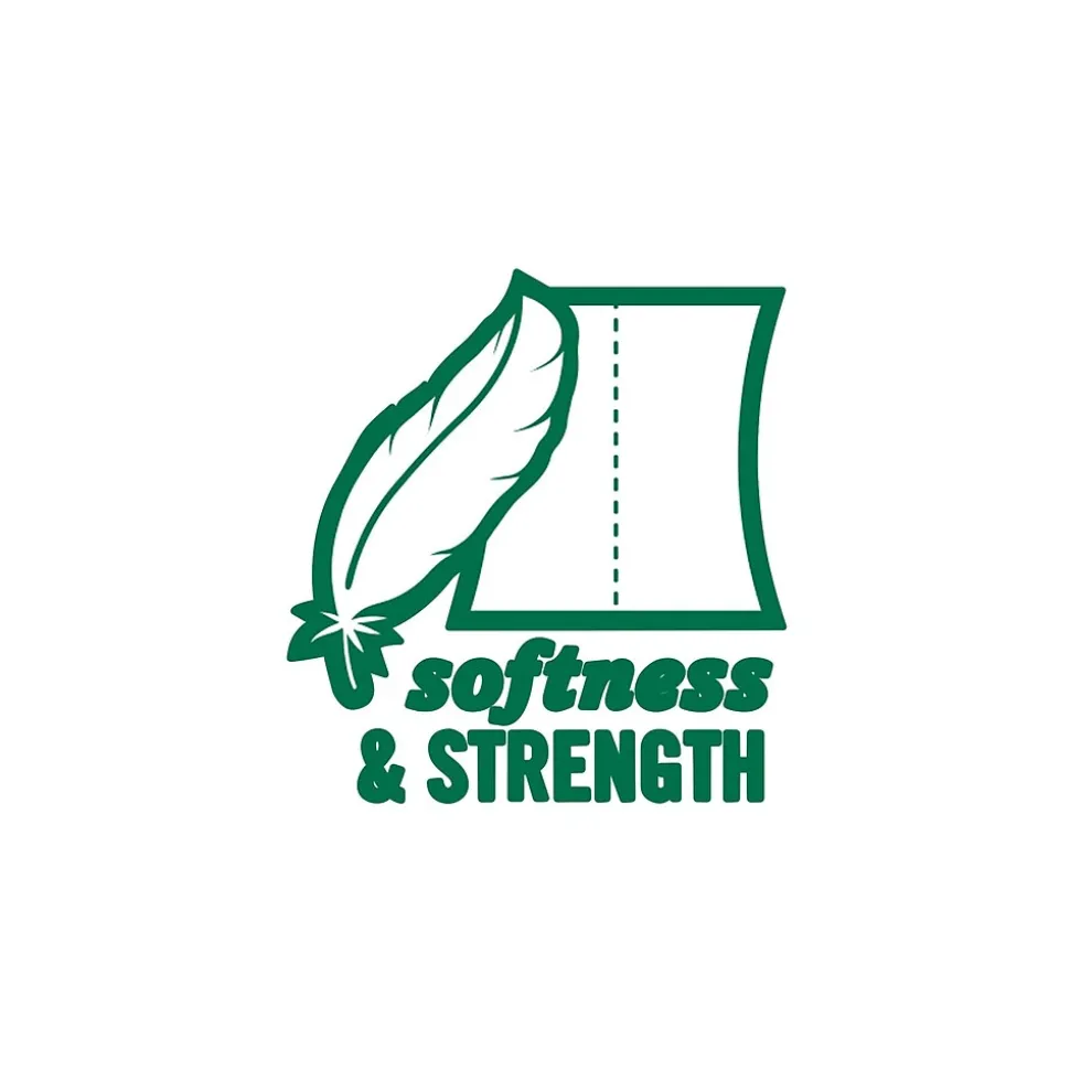 Seventh Generation 2-Ply 100% Recycled Standard Toilet Paper, White, 240 Sheets/Roll, 12 Rolls/Pack (13733)