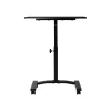 Seville Classics 21" - 33" Metal Adjustable Desk, Black (OFF65854)
