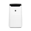 Sharp Plasmacluster True HEPA Console Air Purifier, 3-Speed, White/Black (FX-J80UW)