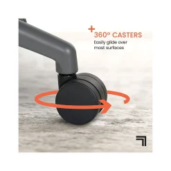 Sharper Image Revive Shiatsu Ergonomic Mesh Swivel Massage Chair, Black (60097-BLK)