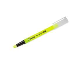 Sharpie Clear View Highlighter, Chisel Tip, Yellow, 3/Pack (1950745/2128217)