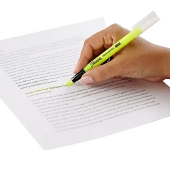Sharpie Clear View Highlighter, Chisel Tip, Yellow, 3/Pack (1950745/2128217)