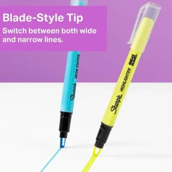 Sharpie Clear View Highlighter, Chisel Tip, Assorted, 8/Pack (1971843)