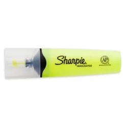 Sharpie Clear View Tank Highlighter, Chisel Tip, Yellow, Dozen (2128227/1897847)