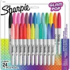 Sharpie Glam Pop Permanent Marker, Fine Tip, Assorted, 24/Pack (2185229)