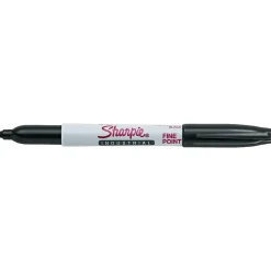 Sharpie Industrial Permanent Marker, Fine Tip, Black (13601A)