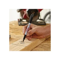 Sharpie Industrial Permanent Marker, Fine Tip, Black (13601A)