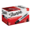 Sharpie Magnum Tank Permanent Marker, Chisel Tip, Black, 12/Pack (44001A)