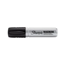Sharpie Magnum Tank Permanent Marker, Chisel Tip, Black, 12/Pack (44001A)
