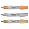 Sharpie Metallic Permanent Markers, Chisel Tip, Silver/Gold/Bronze, 3/Pack (2089609)