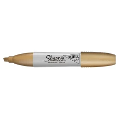 Sharpie Metallic Permanent Markers, Chisel Tip, Silver/Gold/Bronze, 3/Pack (2089609)