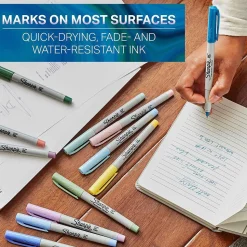 Sharpie Mystic Gems Permanent Markers, Ultra Fine Tip, Assorted, 24/Pack (2136772)