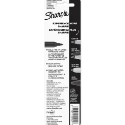 Sharpie Permanent Marker, Fine Tip, Black Ink, 2/Pack (30162)
