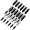 Sharpie Permanent Marker, Fine Point, Black, 12/Pack (SAN30001-12)
