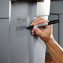 Sharpie Permanent Marker, Fine Tip, Black, 5/Pack (30665)