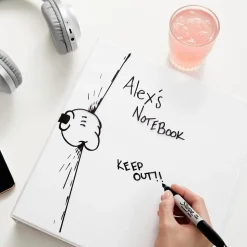 Sharpie Permanent Marker, Fine Tip, Black, 12/Pack (1812419)