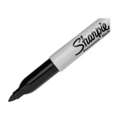 Sharpie Permanent Marker, Fine Tip, Black (30001)