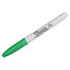 Sharpie Permanent Marker, Fine Tip, Green (30004)