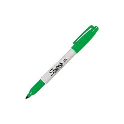Sharpie Permanent Marker, Fine Tip, Green (30004)