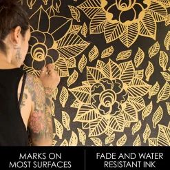 Sharpie Permanent Markers, Fine Tip, Assorted Metallic, 6/Pack (2029678)