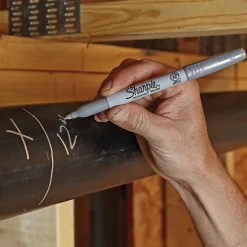 Sharpie Permanent Markers, Fine Tip, Assorted Metallic, 6/Pack (2029678)