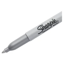 Sharpie Permanent Markers, Fine Tip, Assorted Metallic Inks, 2/Pack (1829202)