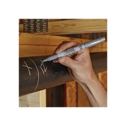 Sharpie Permanent Markers, Fine Tip, Assorted Metallic Inks, 2/Pack (1829202)