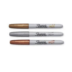 Sharpie Permanent Markers, Fine Tip, Assorted Metallic, 36/Pack (2003900)