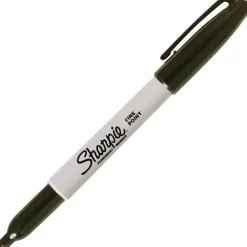 Sharpie® Permanent Markers, Fine Tip, Black (30051)