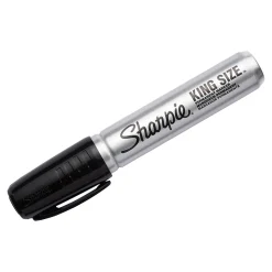 Sharpie Pro King Size Permanent Marker, Chisel Tip, Black Ink, Dozen (15001)