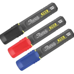 Sharpie PRO Permanent Markers, Chisel Tip, Assorted, 3/Pack (2018335/2178474)