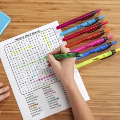 Sharpie Retractable Highlighter, Chisel Tip, Assorted, 8/Pack (28101)