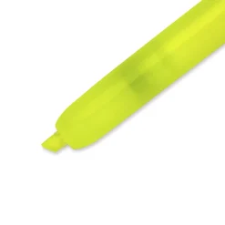 Sharpie Retractable Highlighter, Chisel Tip, Fluorescent Yellow, 5/Pack (1740822)