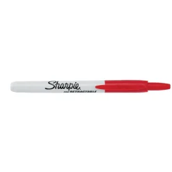 Sharpie Retractable Permanent Markers, Fine Tip, Assorted, 3/Pack (32726)