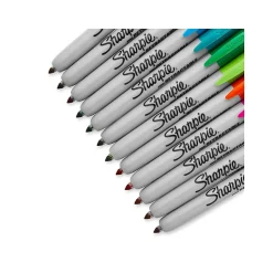 Sharpie Retractable Permanent Markers, Fine Tip, Assorted, 12/Pack (32707)