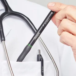 Sharpie S-Gel Retractable Gel Pens, 0.38 mm, Ultra Fine Point, Black Ink, Dozen (2140521)