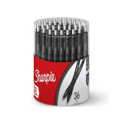Sharpie S-Gel Retractable Gel Pen, Medium Point, 0.07mm, Blue Ink, 36/Pack (2208552)